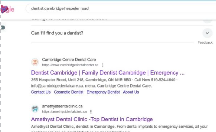 Dental clinic SEO keyword ranking improvements over 6 months